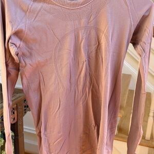 lululemon athletica Long Sleeve Top in Light Purple
